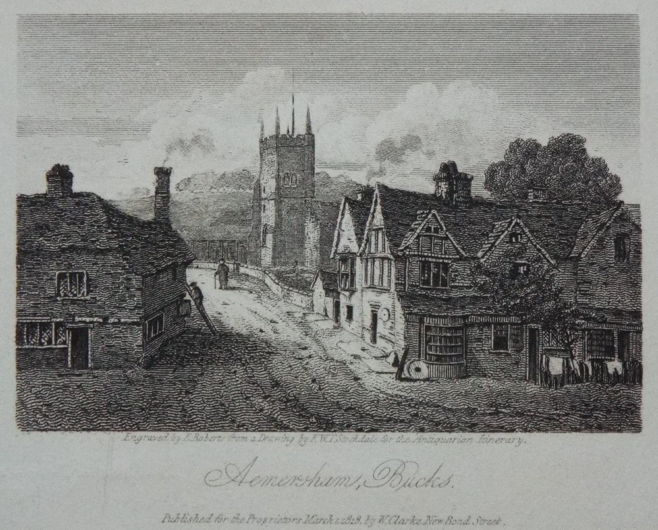 Print - Aemersham, Bucks. - Roberts